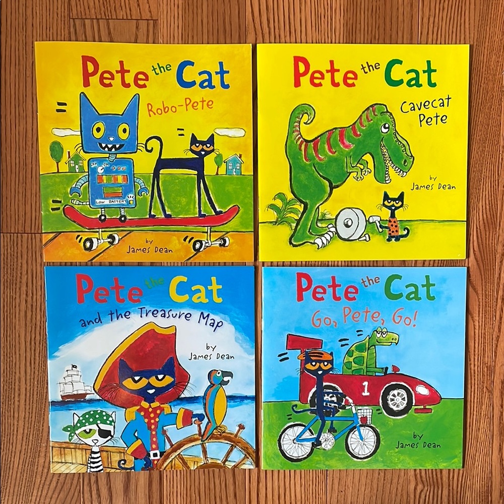 Pete the Cat Children's Books, Set of 4